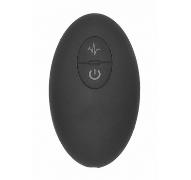 Remote Controlled E-Stim & Vibrating G/P-Spot Vibrator - Black